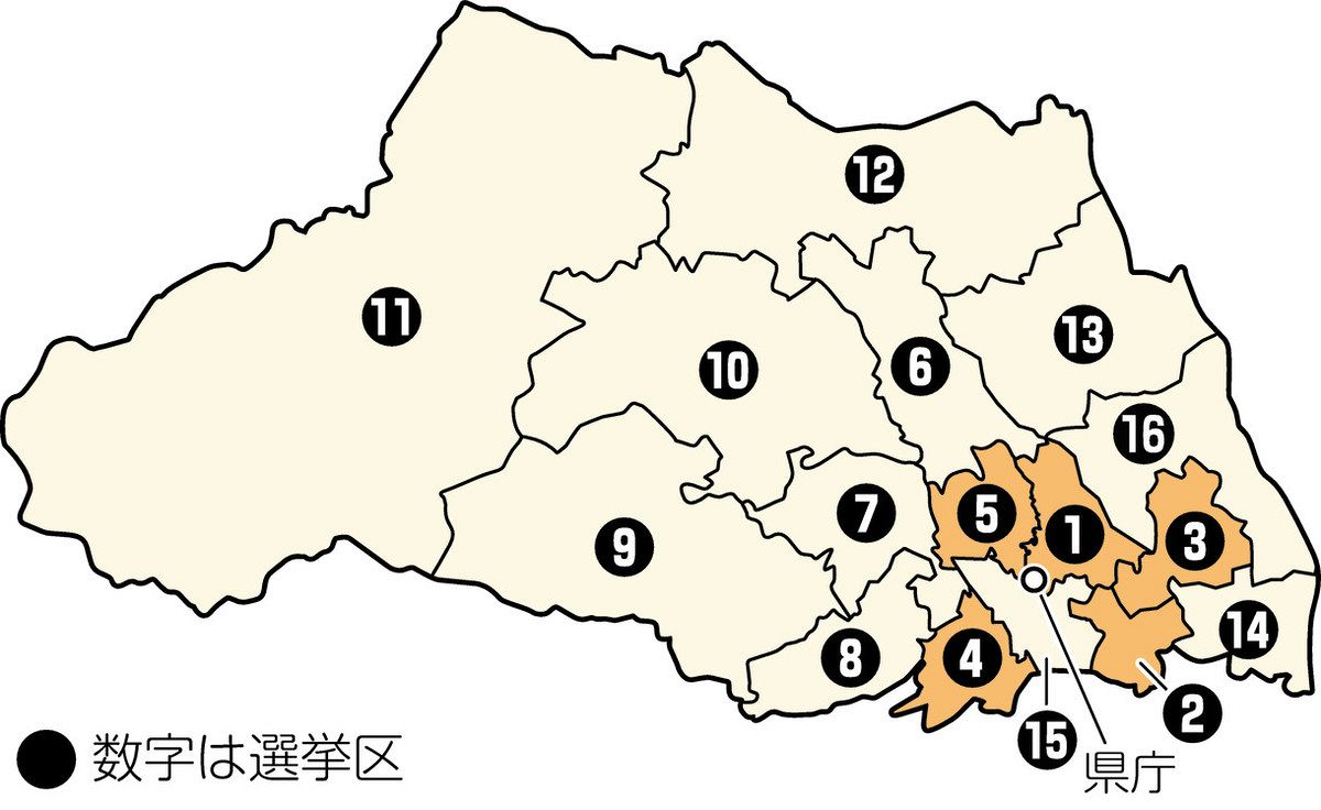 衆院選埼玉＞各小選挙区の構図（上）：東京新聞デジタル