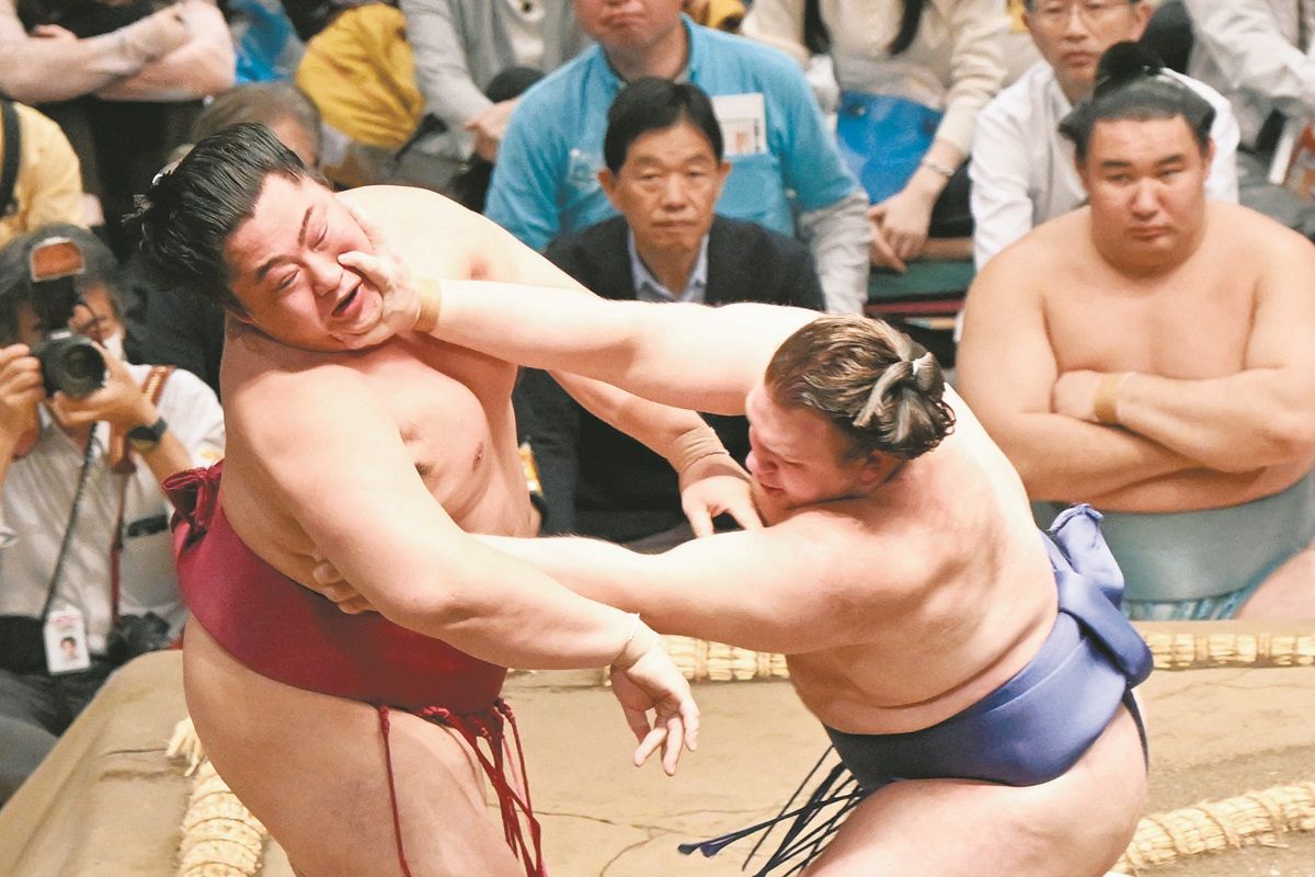 安青錦、勢いに乗る6連勝 数々の名力士から技を武器に 大相撲夏場所7日