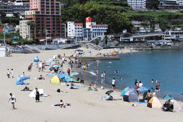 熱海の海水浴場 来場者数74 減 今夏 土石流やコロナ影響 東京新聞 Tokyo Web