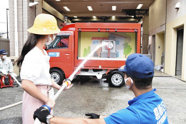 新型コロナ 立ち寄って防災訓練 金町消防署柴又出張所 寅さんのノリ 初の受け入れ型で 東京新聞 Tokyo Web