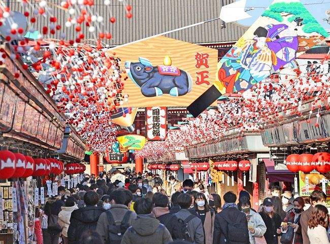 一足早く 正月ムード 浅草 仲見世 東京新聞 Tokyo Web