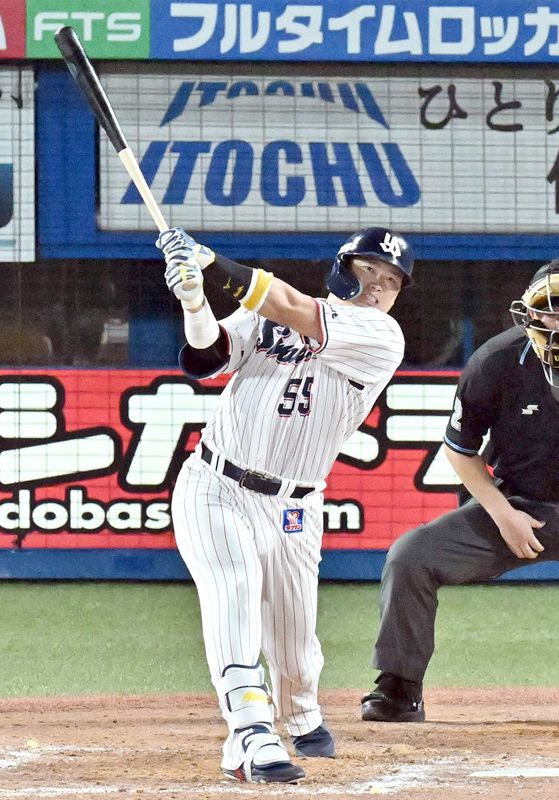 NPB 東京ヤクルトスワローズ 最年少記録55号ホームラン！村上宗隆 直筆 