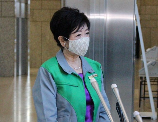 小池知事 満員電車 を危ぶむ 宣言初日 結構 混んでいた テレワーク7割呼び掛け 東京新聞 Tokyo Web