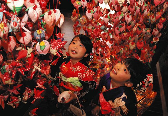 ⑩ つるし雛 置き型 女の子用