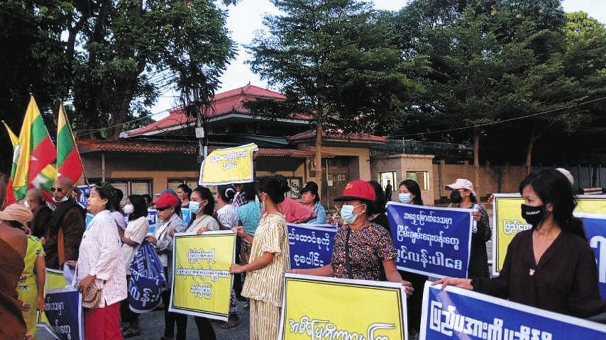 Myanmar pro-military factions hold an unusual protest demonstration in front of the Chinese embassy; “Internet fraud” stems from suspicions of “support for armed groups”: Tokyo Shimbun TOKYO Web