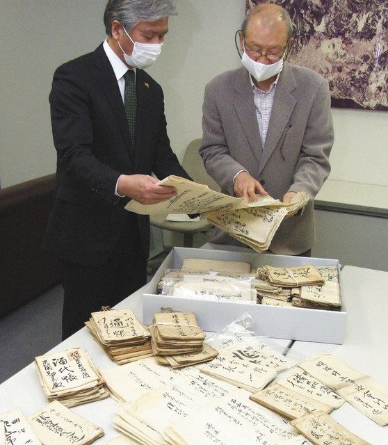 伊東・木下杢太郎の生家から幕末・明治の消防組史料 古文書123点を
