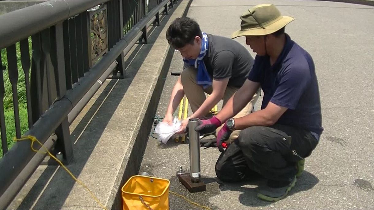 千葉手賀沼の自然を描く,日下賢二「ひとやすみ」50号油彩