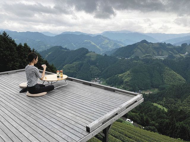 天空の茶畑で一服 ティーテラス 茶の間 東京新聞 Tokyo Web