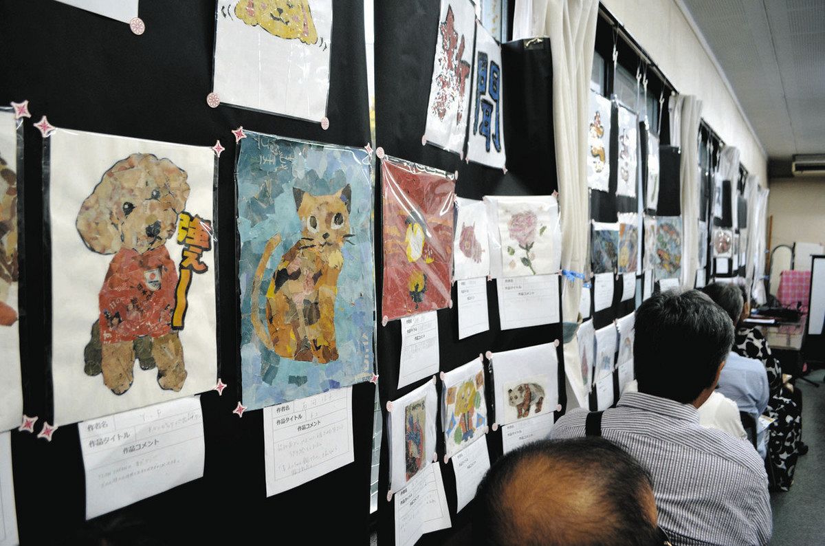 新聞ちぎり絵コンテスト」力作ずらり 横浜で表彰式 最優秀作品賞