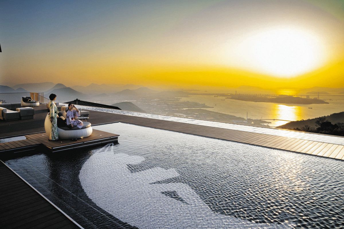 ⬛ホテル・旅館気分で⬛華やかに⬛豪華に 上品に素敵な演出【ディスプレイ ３置台】 行ってみたら＞香川・五色台を訪ねて 瀬戸内の島々、眼下に 弘法大師