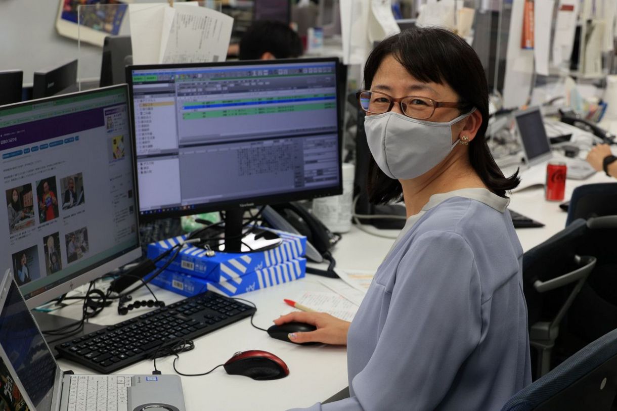 竹村和佳子記者