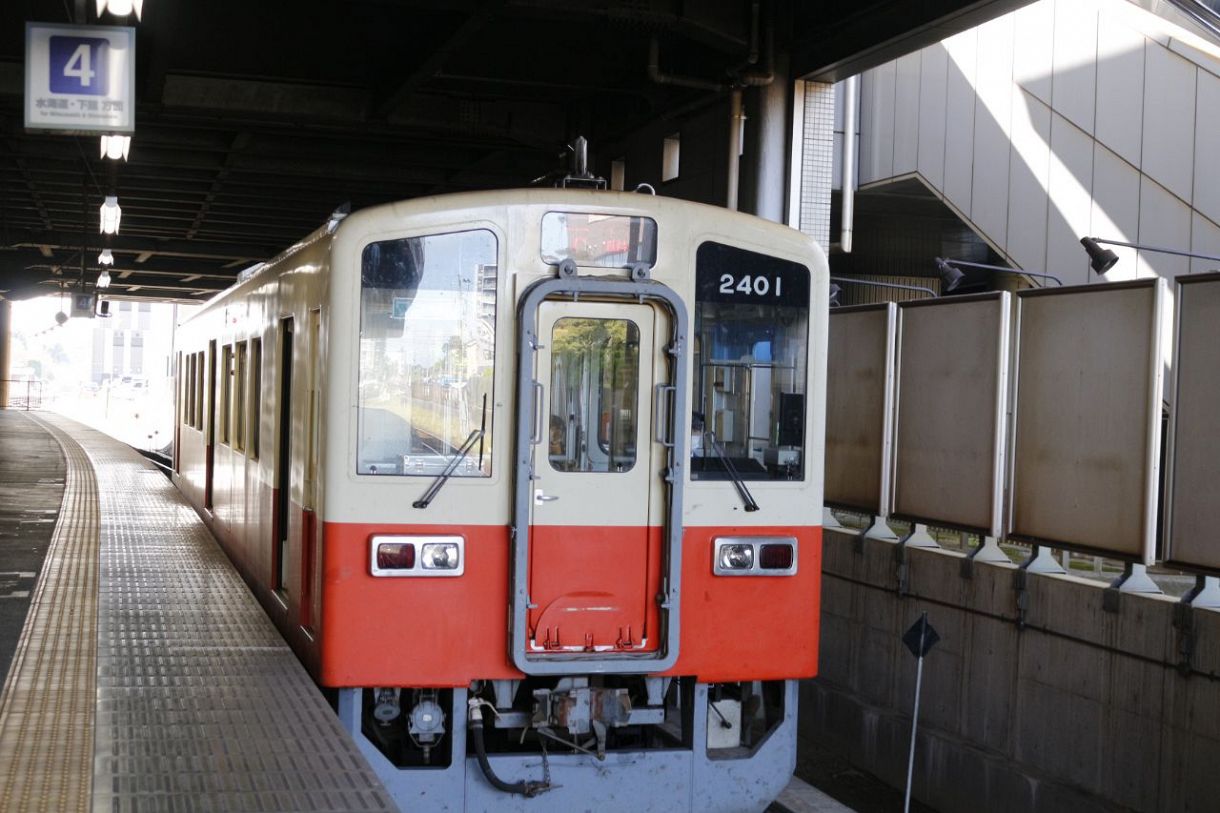 守屋駅に到着。これから関東鉄道常総線に乗って、下妻駅へ向かいます。