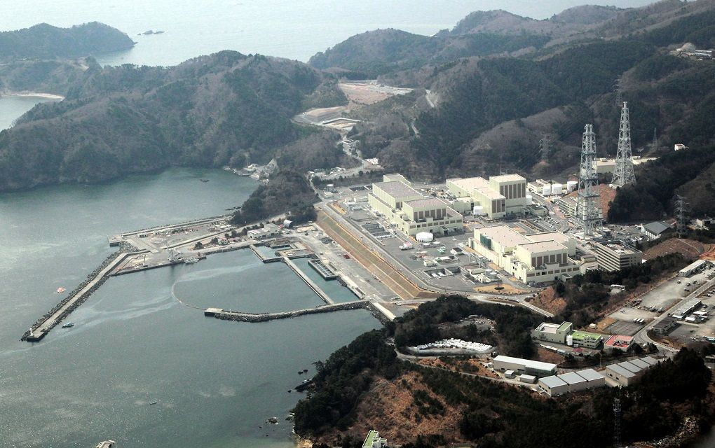 女川原発の空撮写真（2011年撮影）