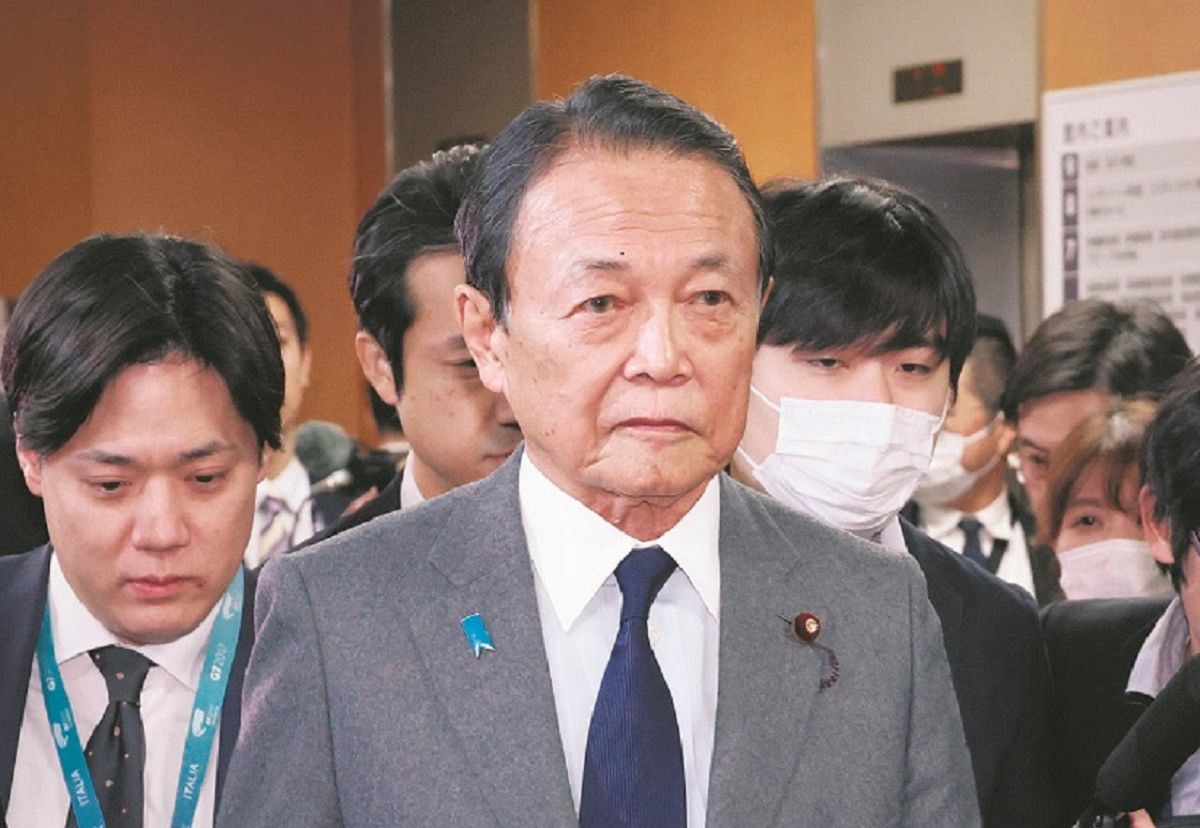 麻生太郎氏、派閥の解消への見解は？ 自民党の「刷新本部」に初めて出席も発言はなく…：東京新聞 TOKYO Web