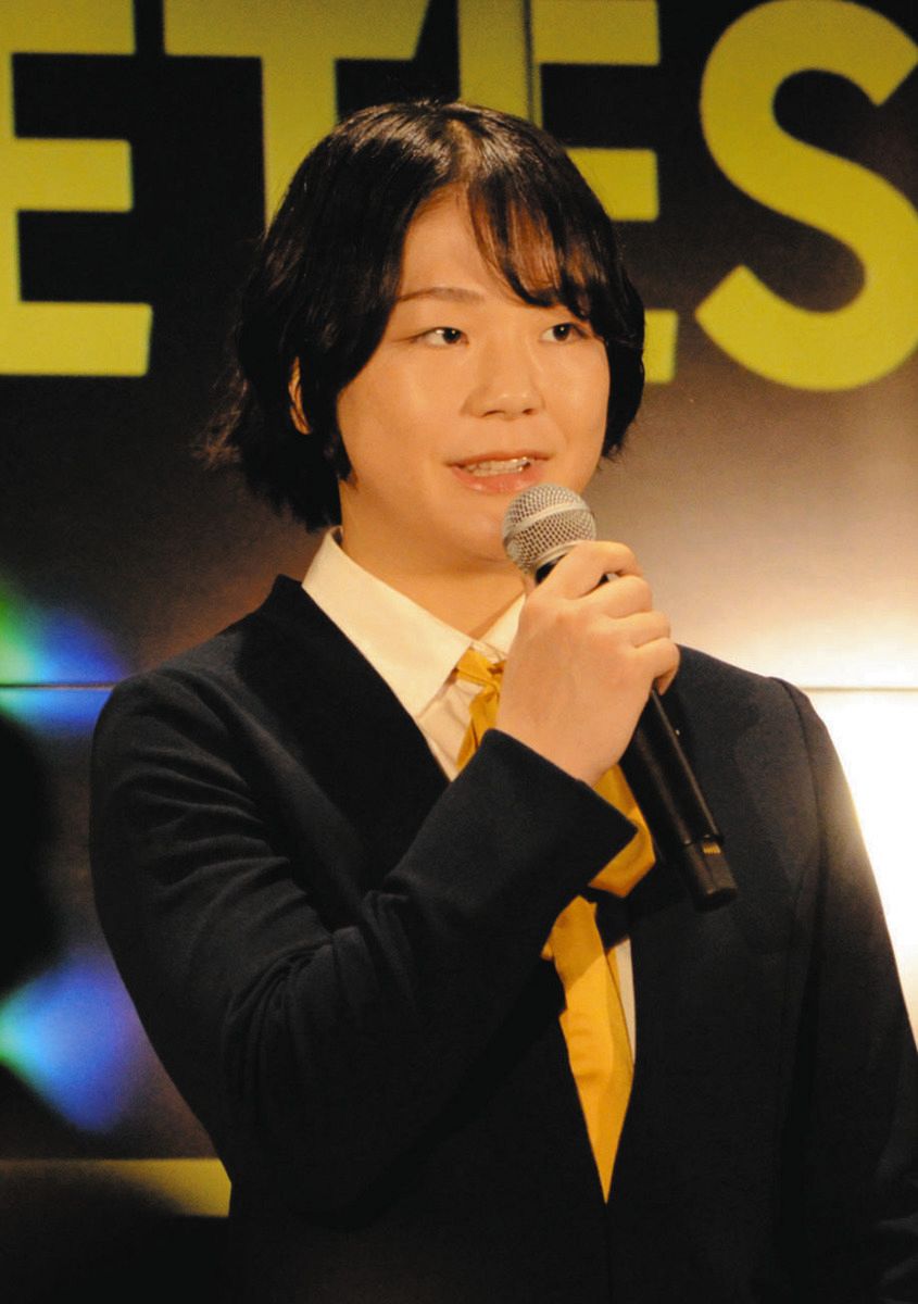 レスリングの藤波朱理「子どもたちの憧れに」 JOCシンボルアスリート