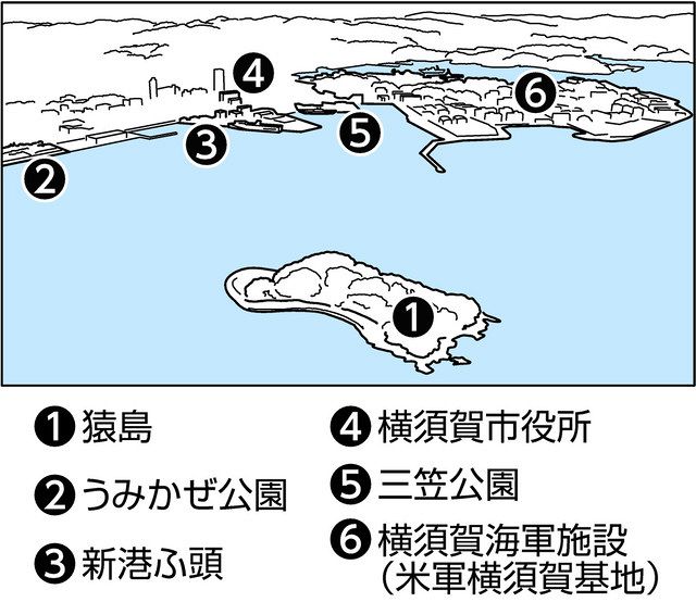＜望 ～都の空から＞猿島 軍事要塞の面影今に：東京新聞 TOKYO Web