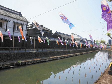 １１５１匹 こいのぼり泳ぐ 巴波川の遊覧船は運休 東京新聞 Tokyo Web