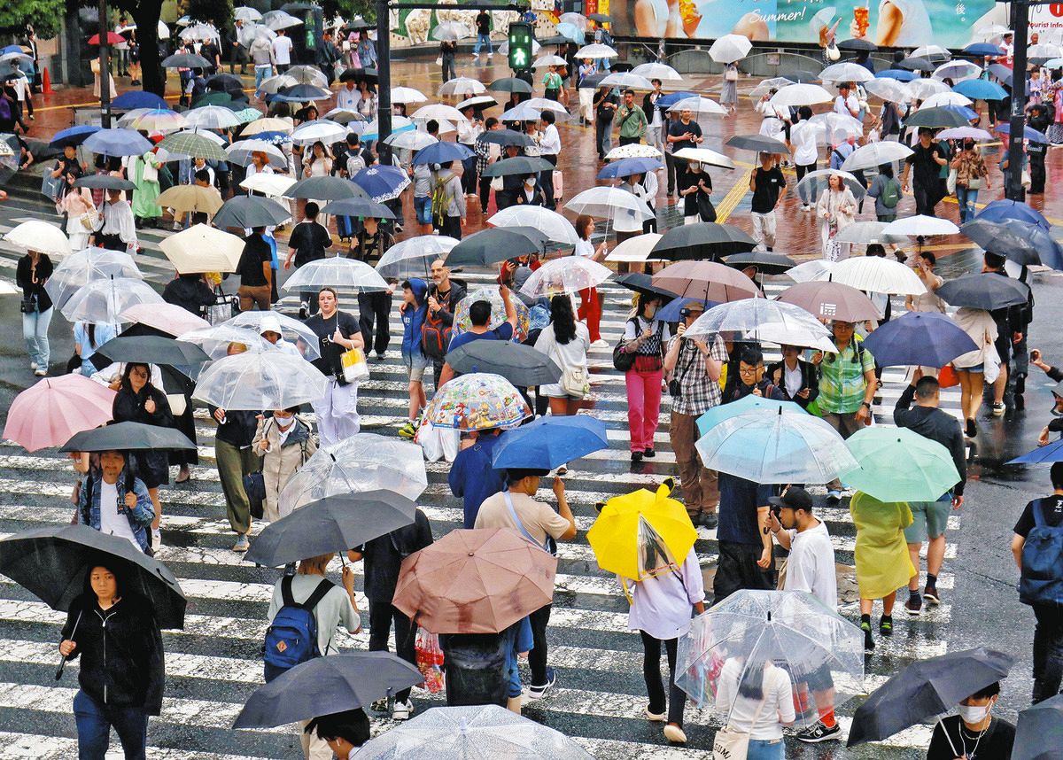 関東甲信が梅雨入り、史上3番目に遅い記録　むこう1週間も雨や曇りが続く見込み：東京新聞 TOKYO Web