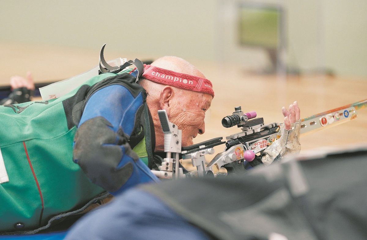 デフリンピック射撃・高桑昭紀「やっぱり84歳という点数」 アスリート