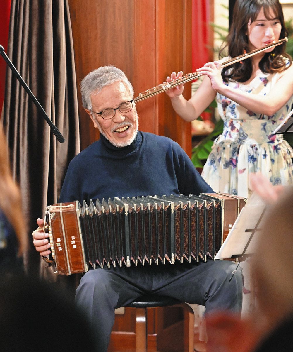 バンドネオンとともに 大河内祐さん（90） 黎明（れいめい）期のソニー