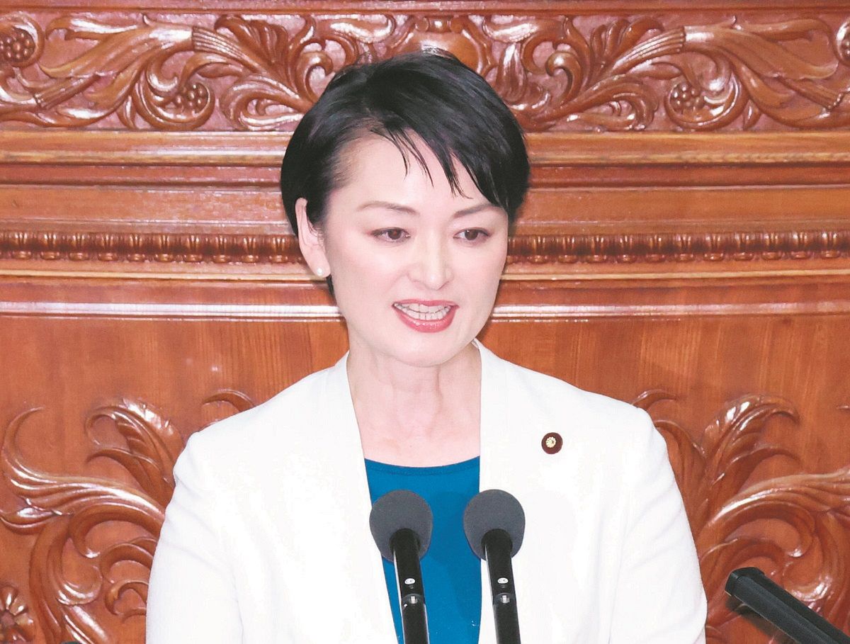 立憲民主党の吉田晴美氏＝2023年