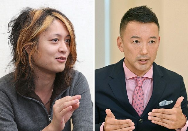 （左から）古谷経衡氏と山本太郎氏