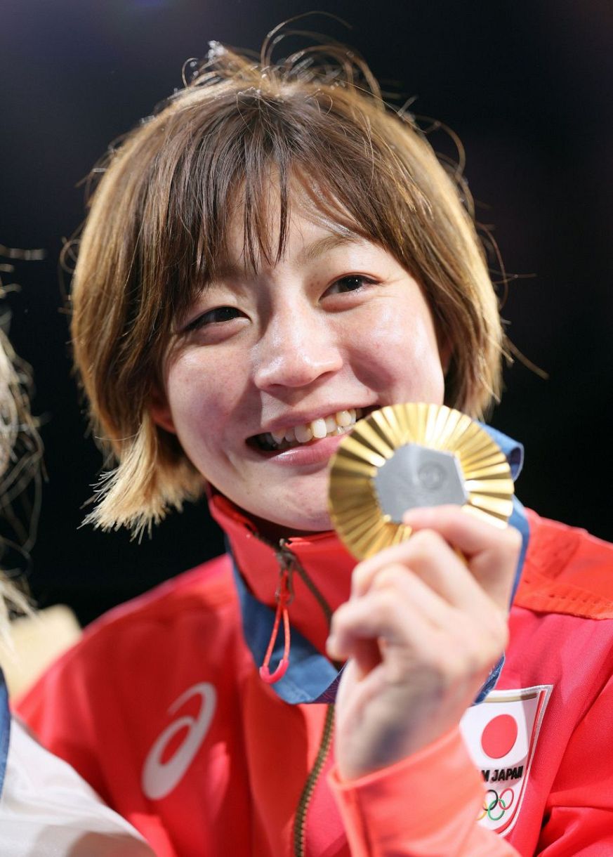 柔道女子48㎏級 角田夏実が金メダル獲得！夏季日本勢通算500個目の