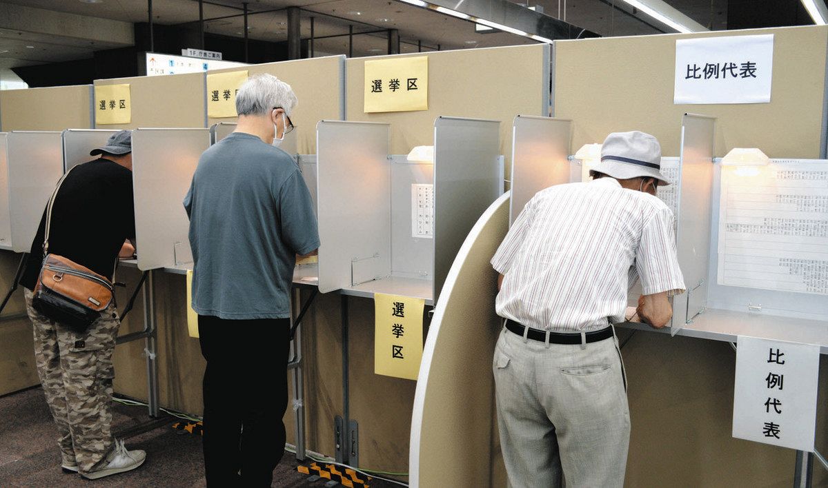 参院選群馬2025 県内48カ所で期日前投票スタート 高崎高島屋では「選挙 