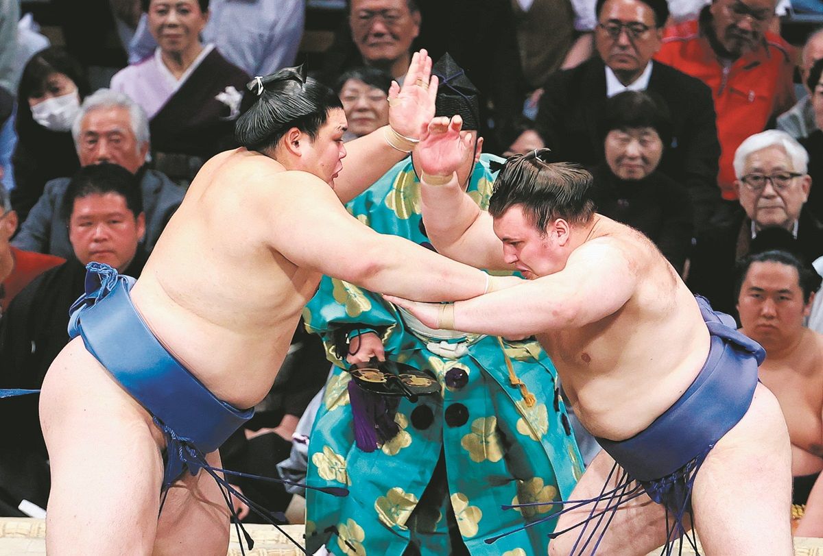 きわどい勝利？いや、「自信は少しあった」大の里、相星対決制し2敗