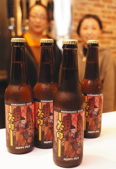 北条義時の人生をモチーフに醸造したクラフトビール「義時」＝伊豆の国市で
