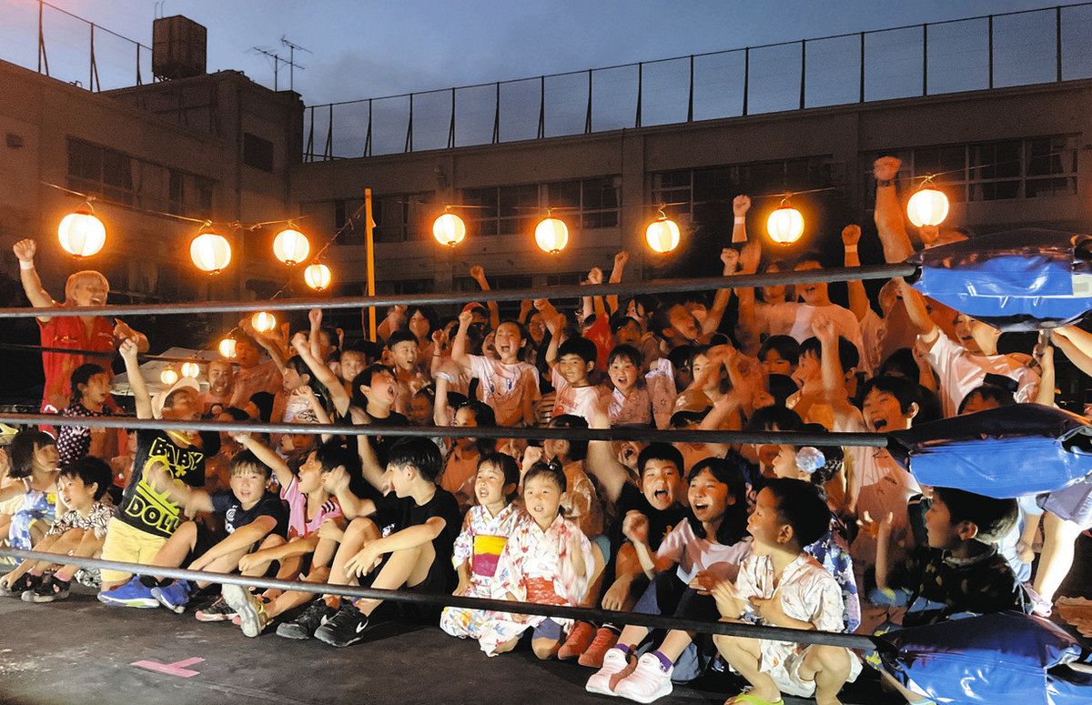 盆踊り・ダンス・プロレスがタッグ 池上の小学校で催し：東京新聞デジタル