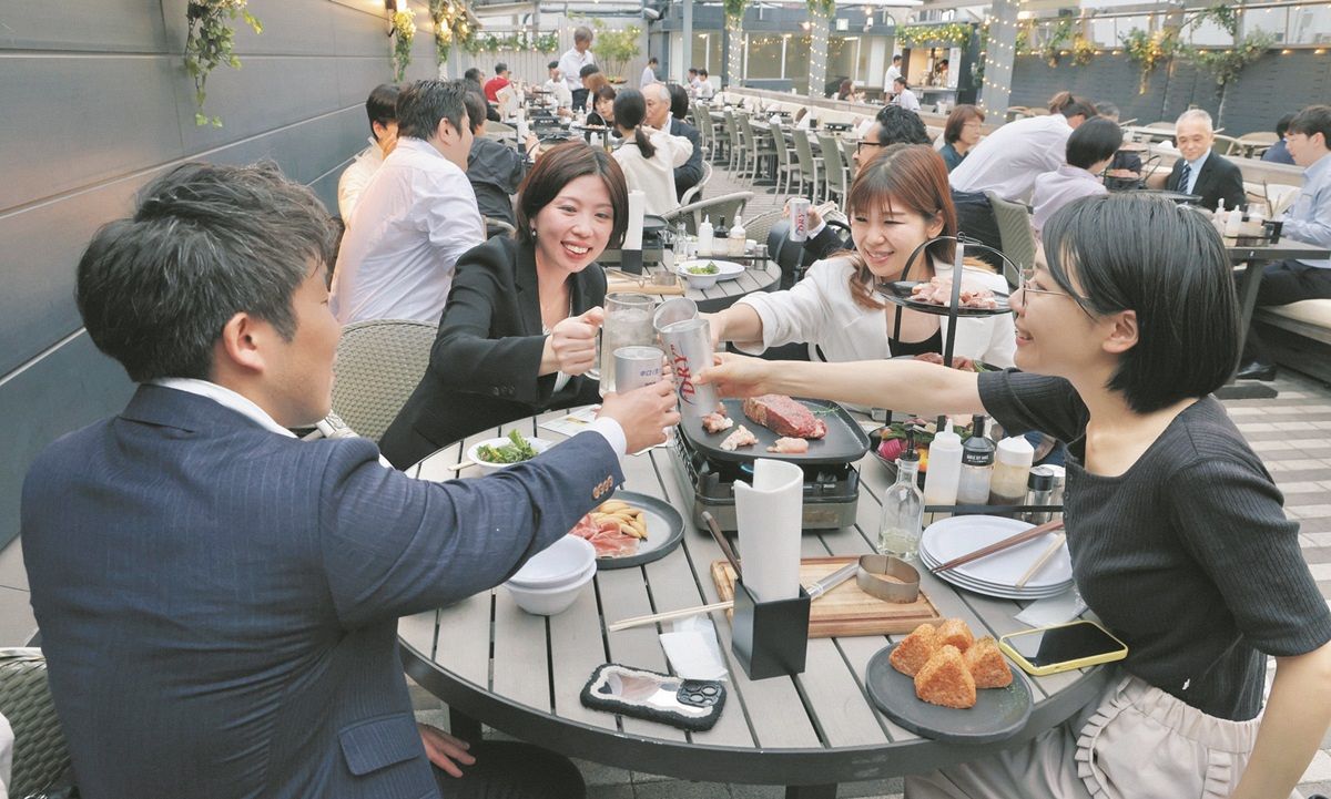 ビアガーデン 銀座 松屋