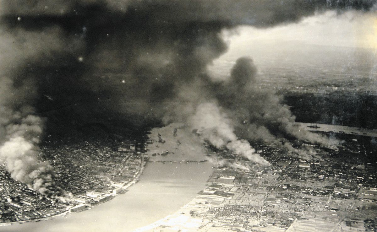 昭和13年発行 [ 夜哨線 ] つなぐ 戦後81年〉空撮写真を発掘 日中全面戦争の契機「第2次上海事変