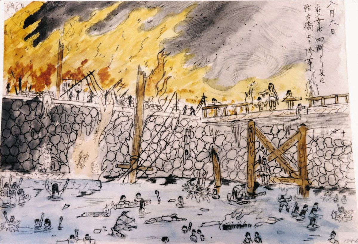 被爆者による広島原爆の絵 埼玉県内各地を巡回展示 所沢できょうから