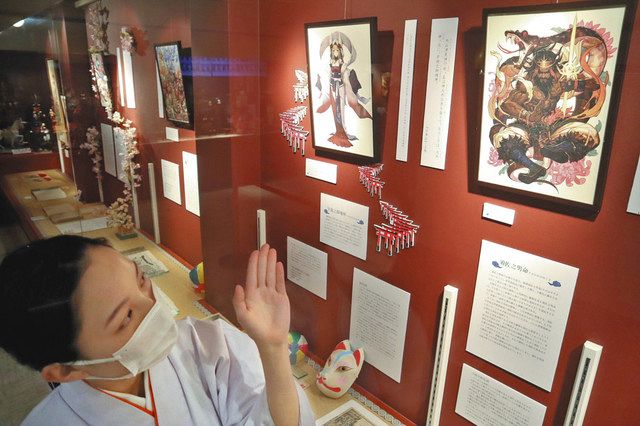 日本の神々がイラストに 神田明神で現代作家による特別展 東京新聞 Tokyo Web