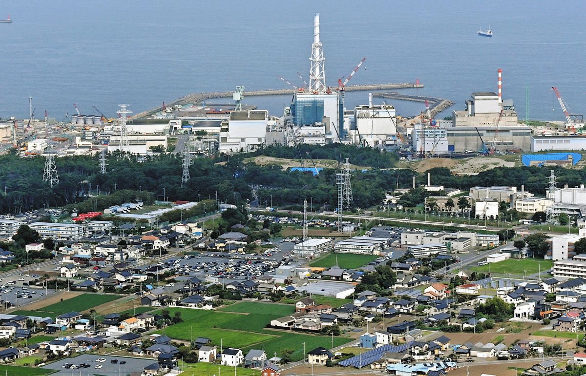 日本原子力発電の東海第2原発＝2021年、茨城県東海村で