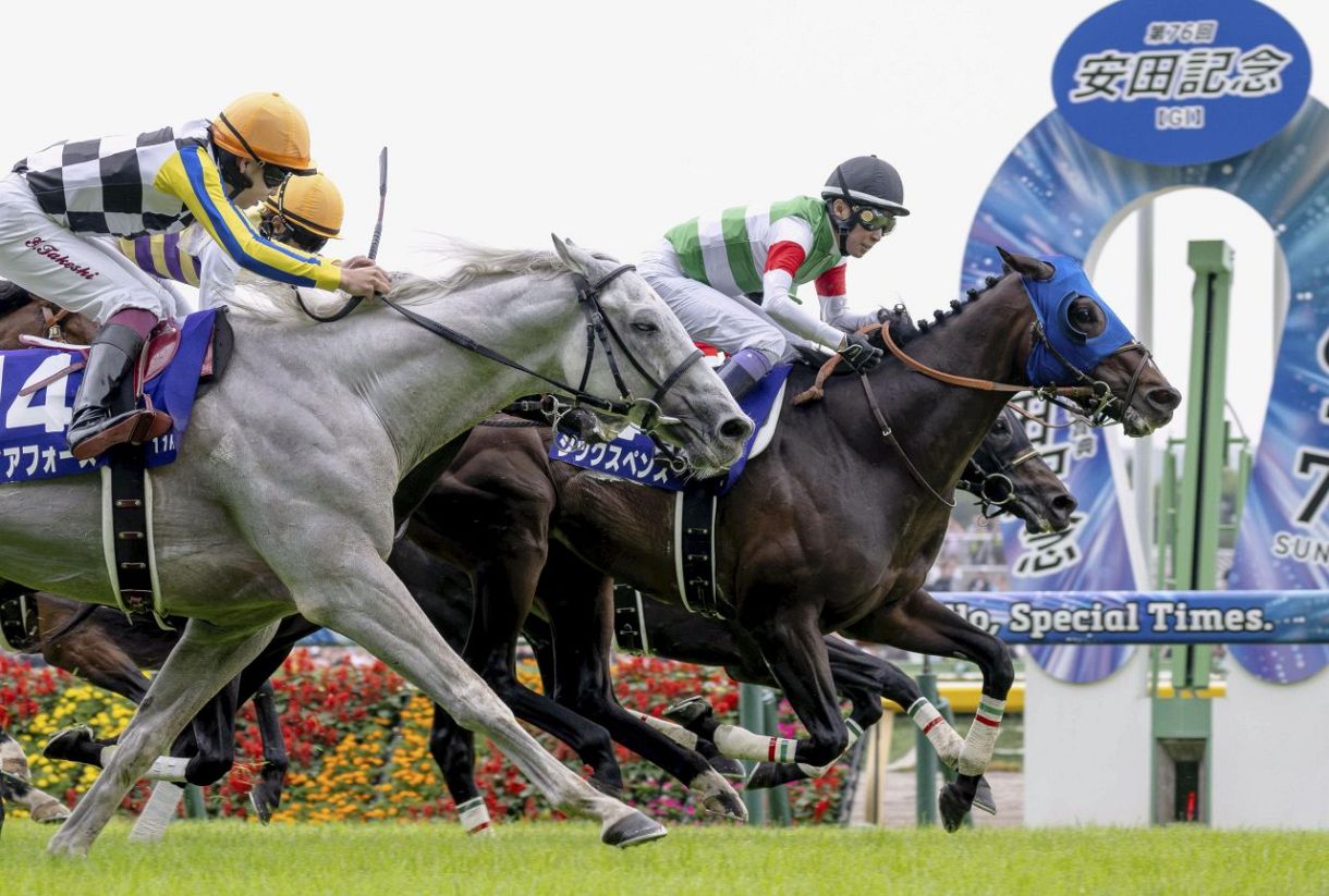 安田記念、シックスペンスが優勝 競馬、武豊騎手はG1最年長V：東京