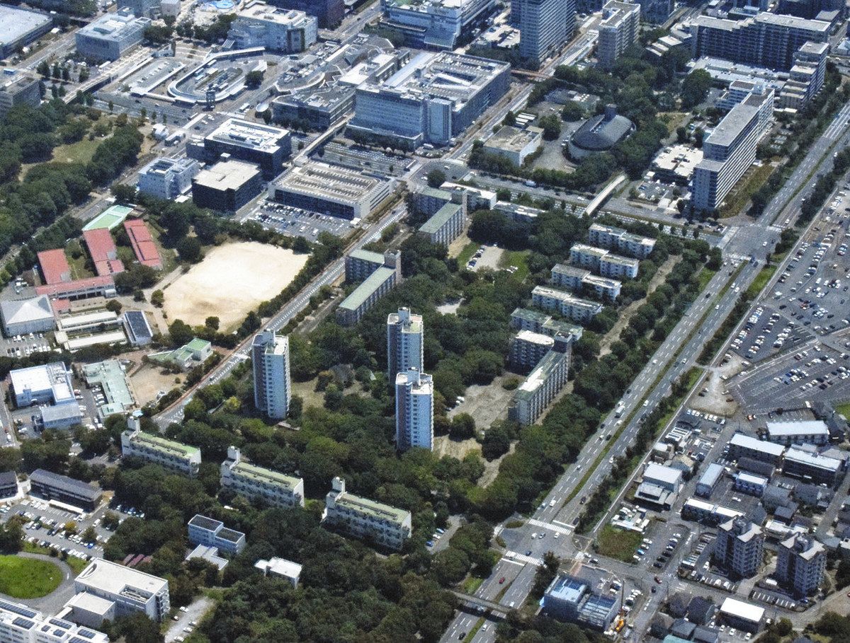 つくば駅近く 国家公務員宿舎跡5.4ヘクタール 巨大再開発、800戸入居へ 