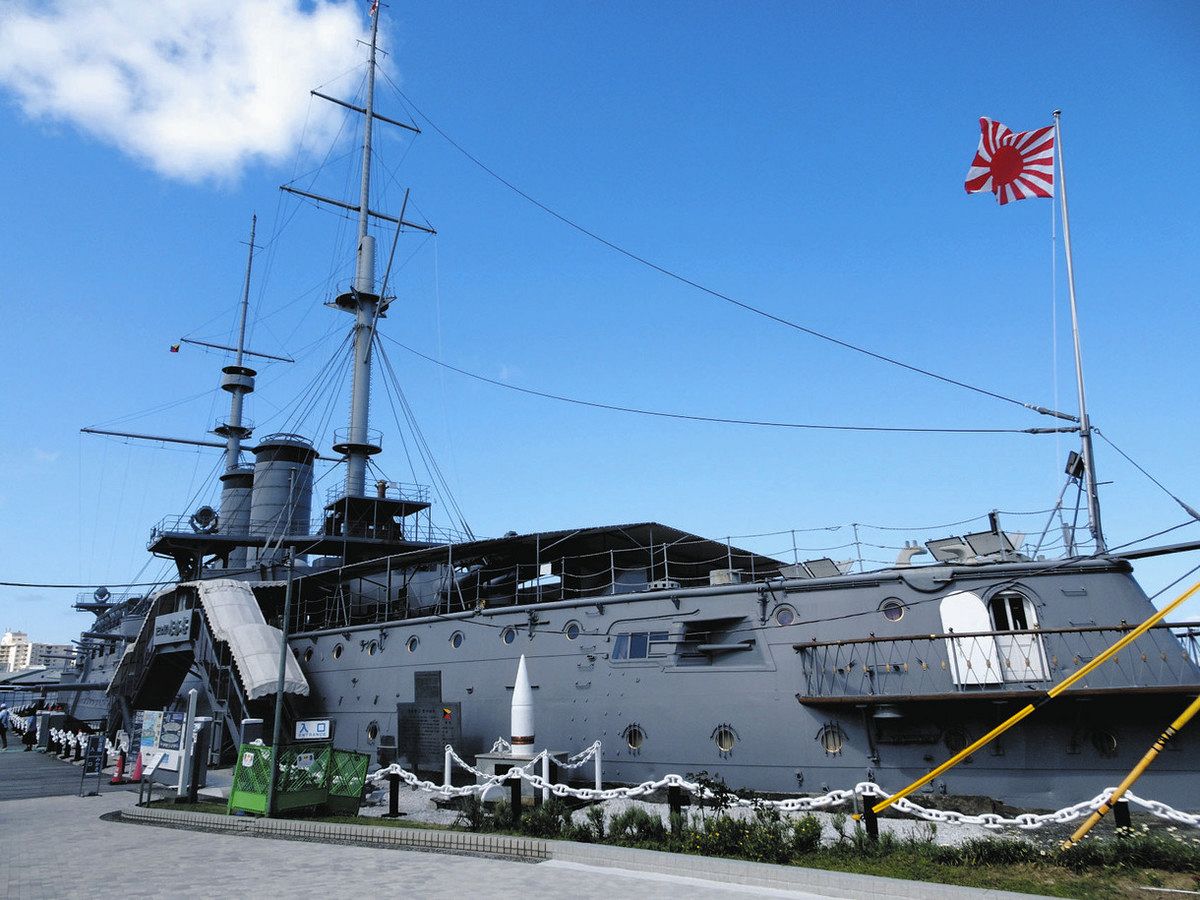 横須賀の記念艦・三笠「ふね遺産」認定 現存する世界最古の鋼鉄戦艦