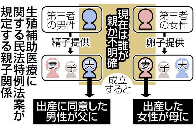 出産女性が母に 卵子 精子提供で生まれた子の親を明確化 自公国民などが法案提出へ 東京新聞 Tokyo Web