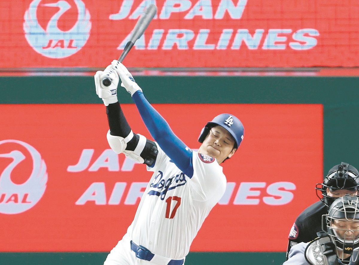 ドジャース大谷翔平、18日のMLB開幕戦へ準備整った 阪神戦は2打数無