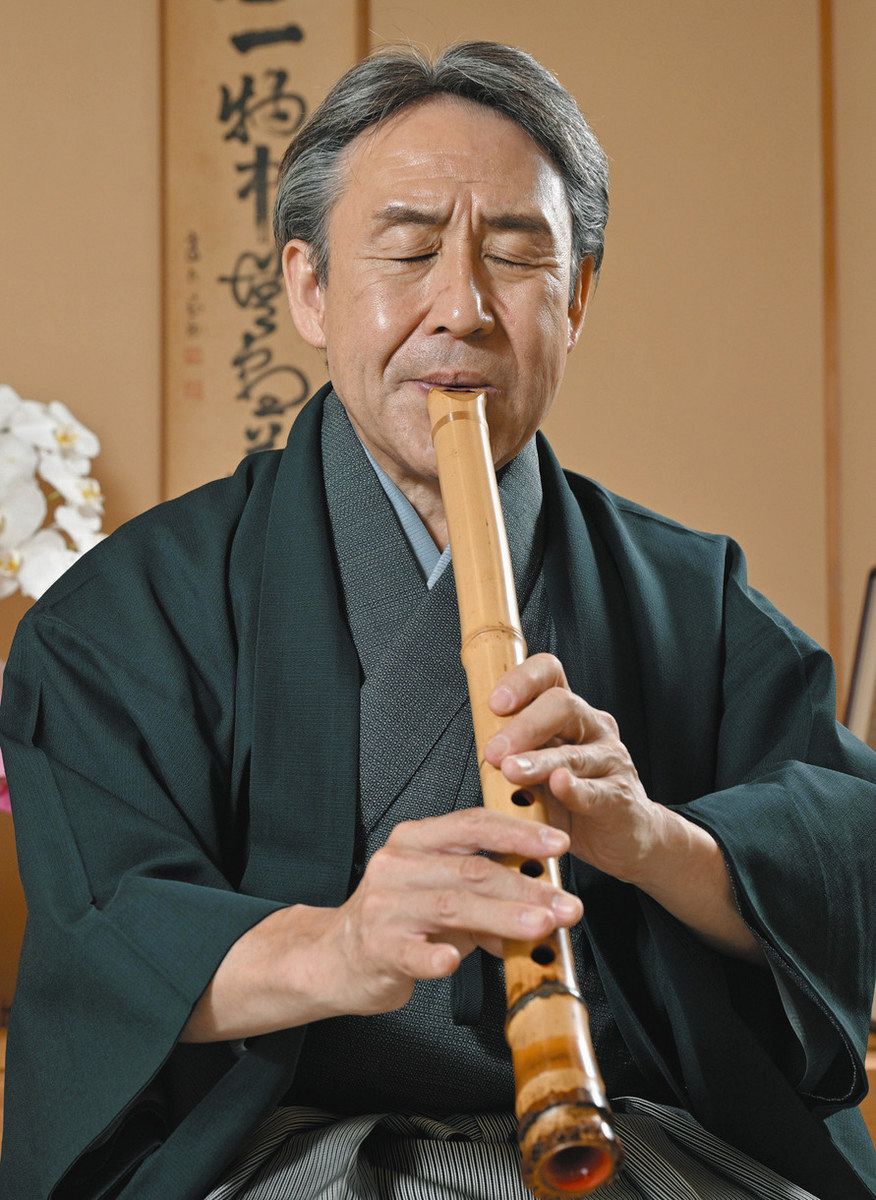 希少価値 虚無僧尺八に光 人間国宝に内定 尺八演奏家・善養寺惠介