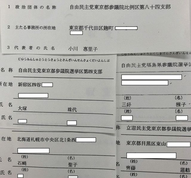 参議院議員の石崎聖子さん さて誰でしょう 政治団体の収支報告書から 旧姓使用 を考える 東京新聞 Tokyo Web