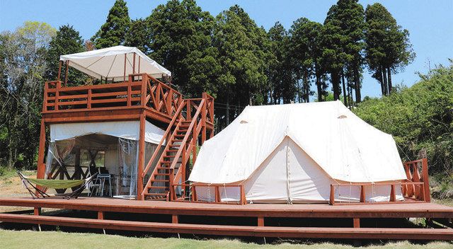 マザー牧場 気軽にキャンプ体験 グランピング施設が６月１５日オープン