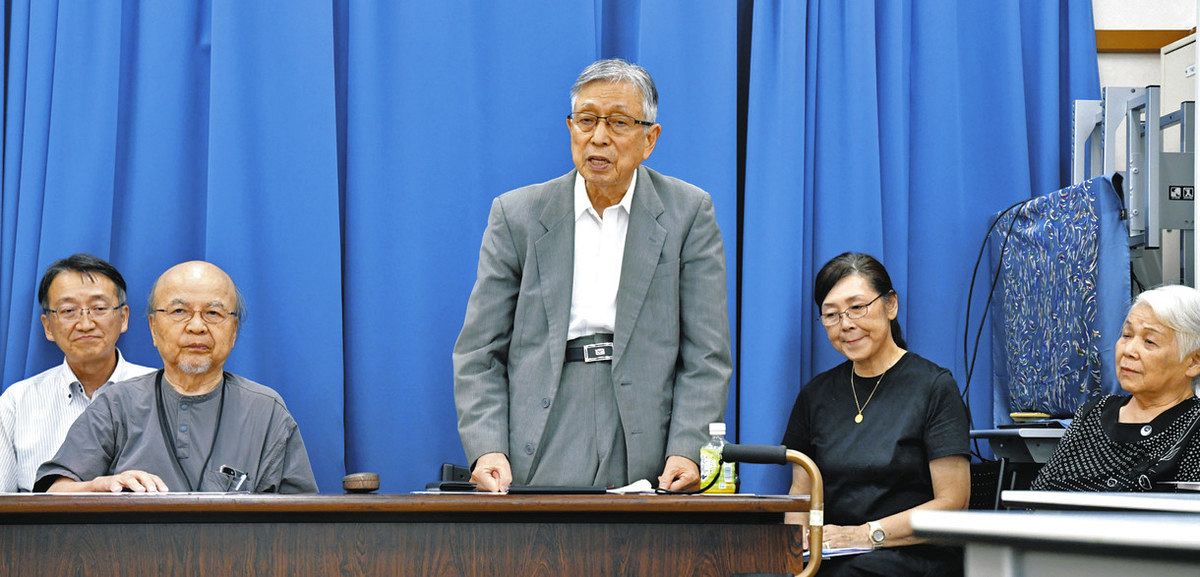 被爆者の声を聴き、非核考える契機に」 しらさぎ会が議場での証言会