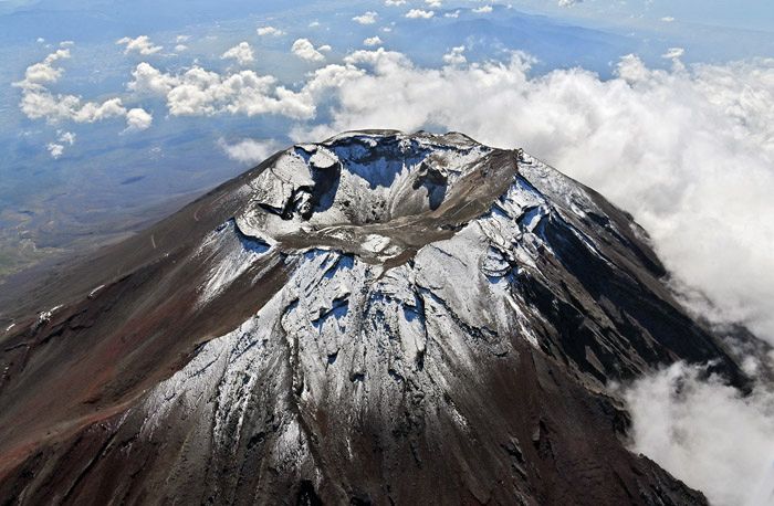 富士山が初冠雪：東京新聞デジタル