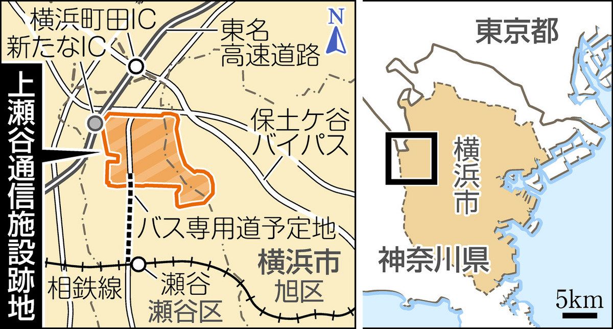 新たな交通」自動運転バス導入へ 上瀬谷通信施設跡地から2キロ 横浜市が専用道：東京新聞 TOKYO Web