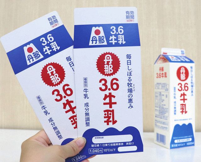 丹那牛乳のパッケージをモチーフにした駿豆線一日乗車券（伊豆箱根鉄道提供） 