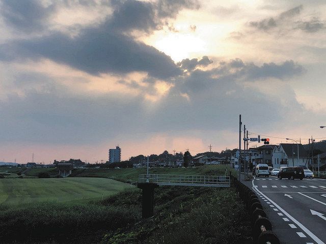渡良瀬川に「夕日がきれいな公園」 足利市が左岸堤防を整備