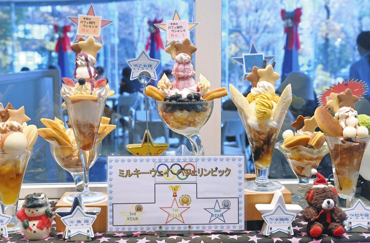 パフェテラスミルキーウェイ　ブローチ　池袋 パフェテラス ミルキーウェイ